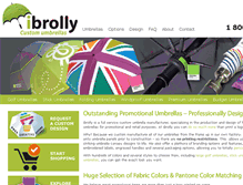 Tablet Screenshot of ibrollyumbrella.com